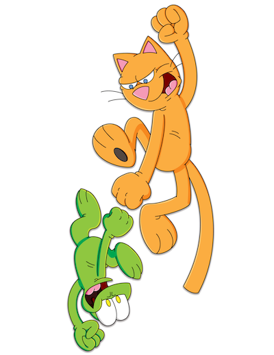 Cat and Frog